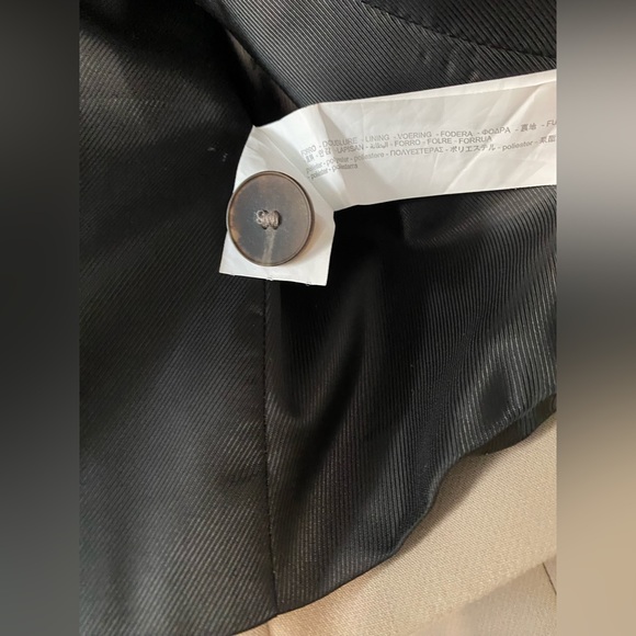 Zara Taupe Cropped Blazer Size S - Picture 7 of 8